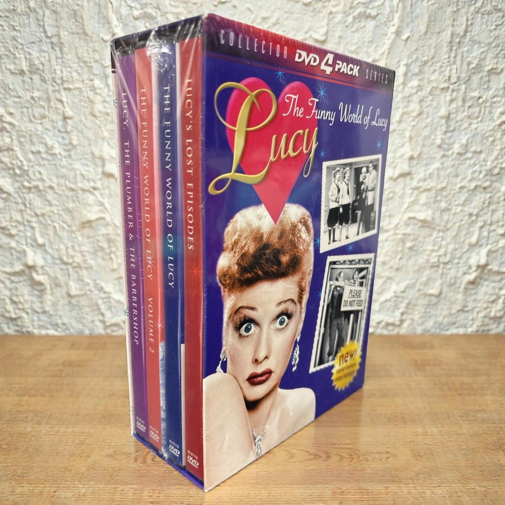 The Funny World of Lucy 4-Pack DVD Collector 4-Disc Set New & Factory Sealed